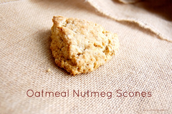 Oatmeal Nutmeg Scones
