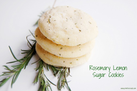 Rosemary Lemon Cookies