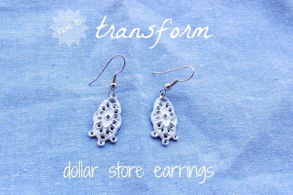 How To Transform Dollar Store Earrings