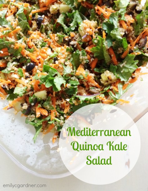 Mediterranean Quinoa Kale salad