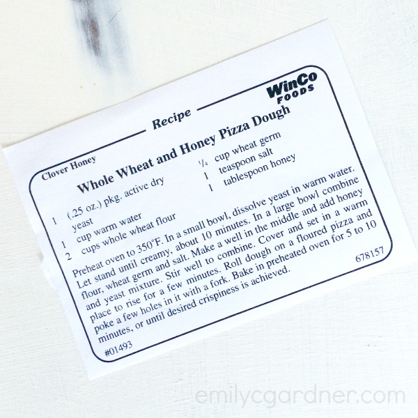 Whole Wheat Pizza Crust