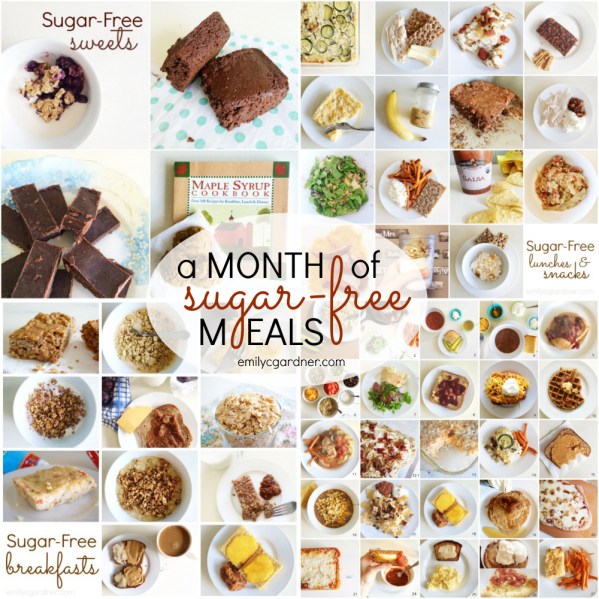 A month of sugar-free meals